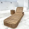 Sigma Teak Sunbathing Chair Outdoor Furniture Garden Furniture Courtyard Furniture Set Sofa External Table and Chair