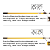 Two Section Fiberglass Extension Pole With Step Lock