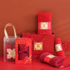 Super fine fiber festive towel gift box