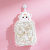 chenille hanging cartoon animal hand towel