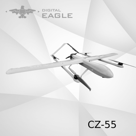 YFT-CZ55RC VTOL Fixed Wing Hybrid Drone for Traning of Surveillance Mapping Monitoring