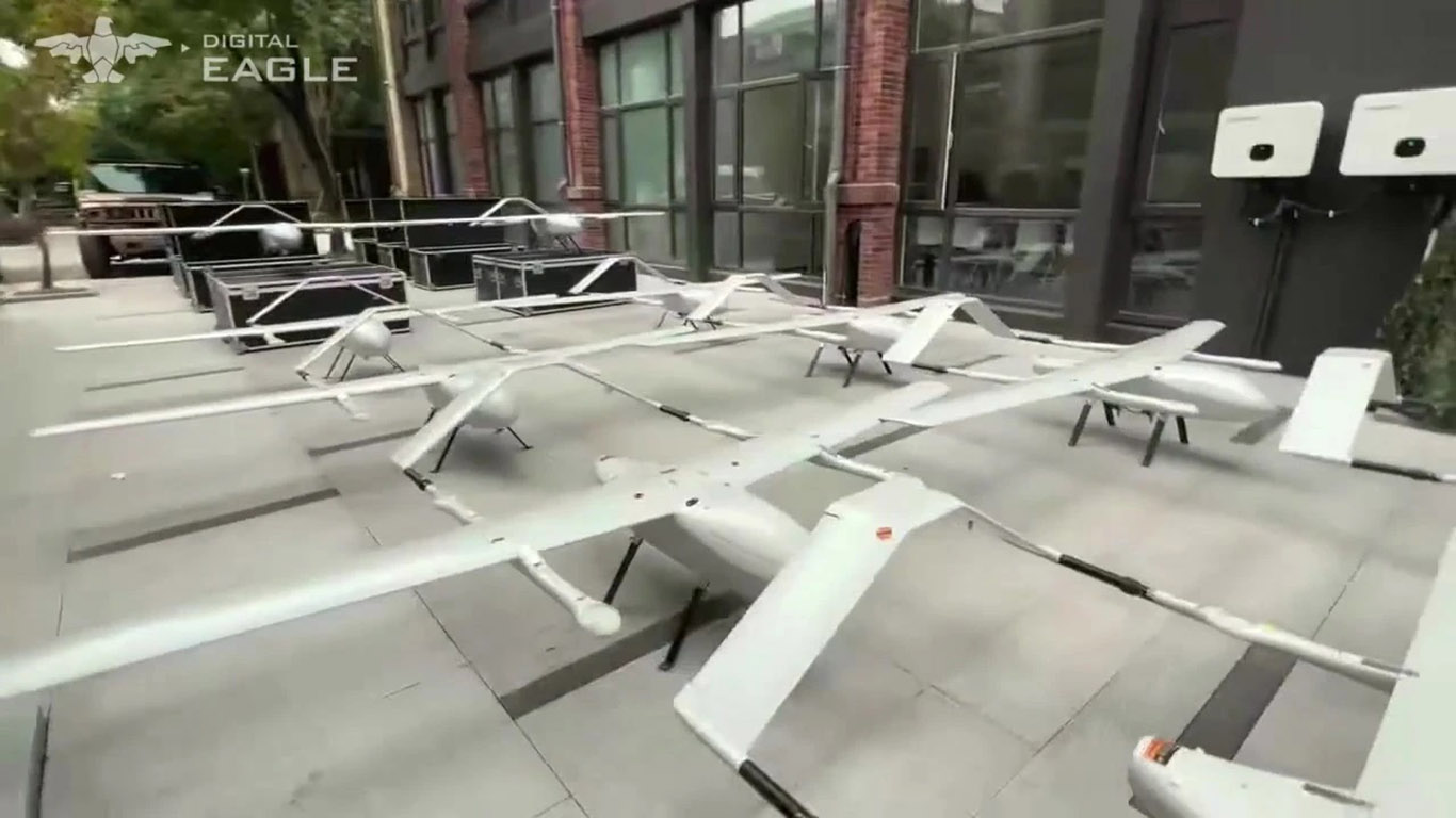 الطائرات بدون طيار Digital Eagle VTOL جاهزة للتسليم