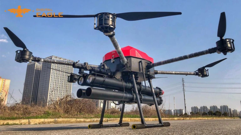 Firefighting Drone for Fire Extinguishing and Rescue XF-07