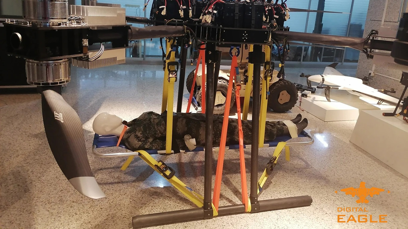 يوفر طائرة الإنقاذ SK-320 وظائف توفير الحياة