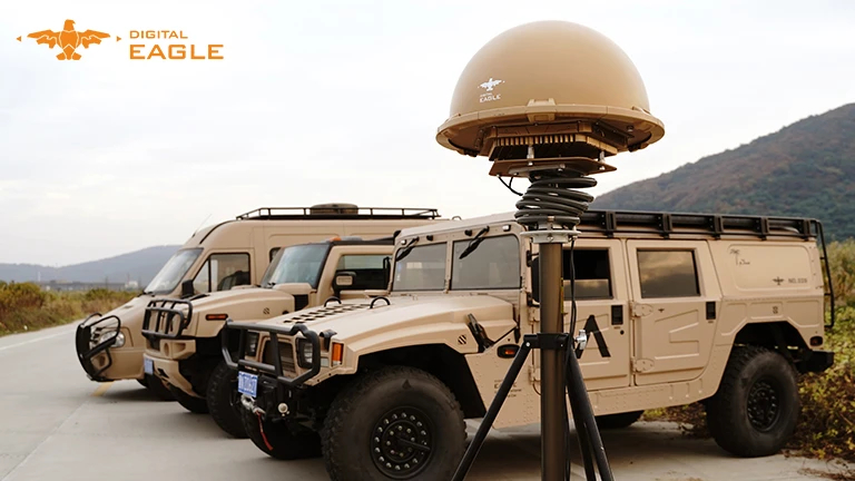 Système anti-drone Digital Eagle QR-12 avec détection et brouillage d'UAV