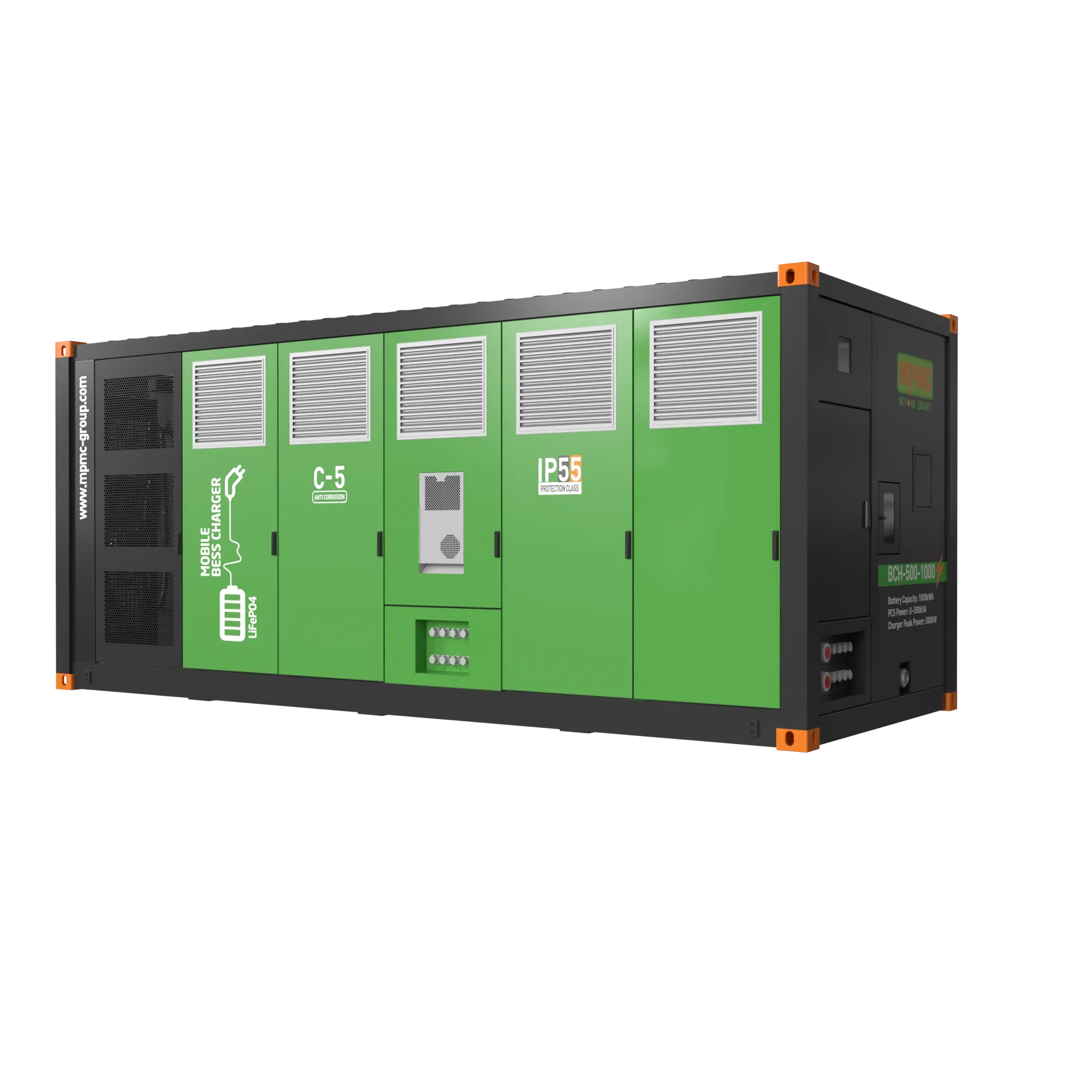 BCH-800kW-600kWh Mobile BESS Charger