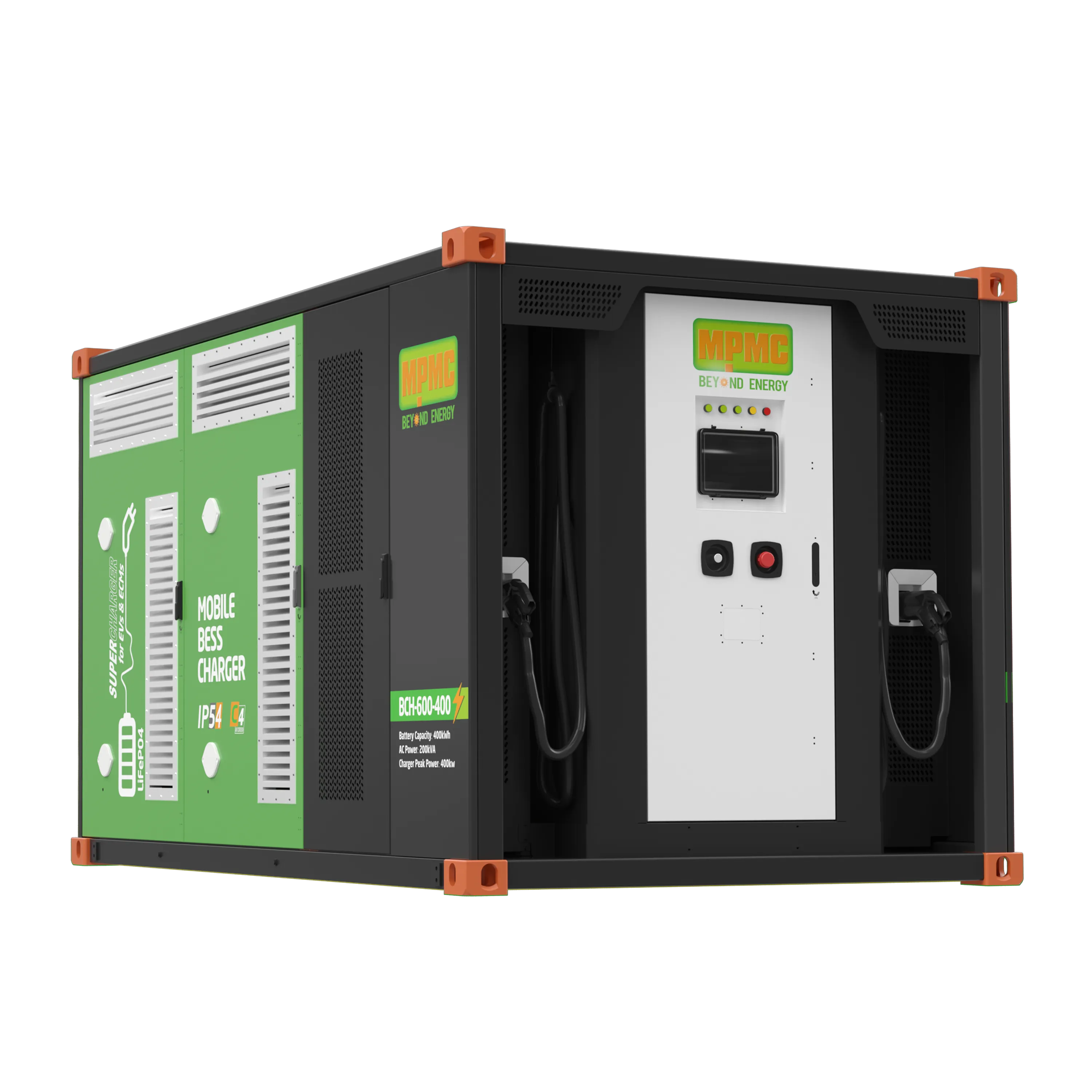 BCH-600kW-400kWh Mobile BESS Charger