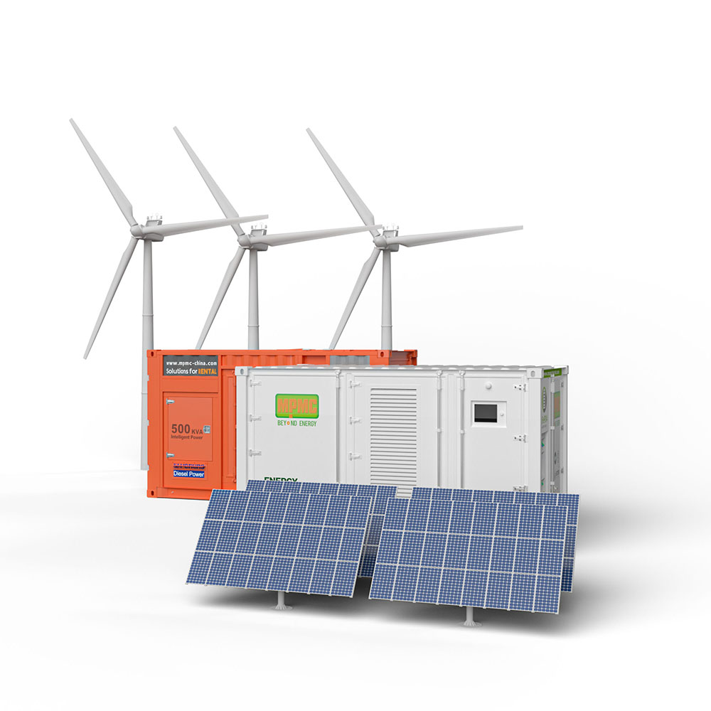 Centrale électrique hybride micro-réseau de 1-50 MW