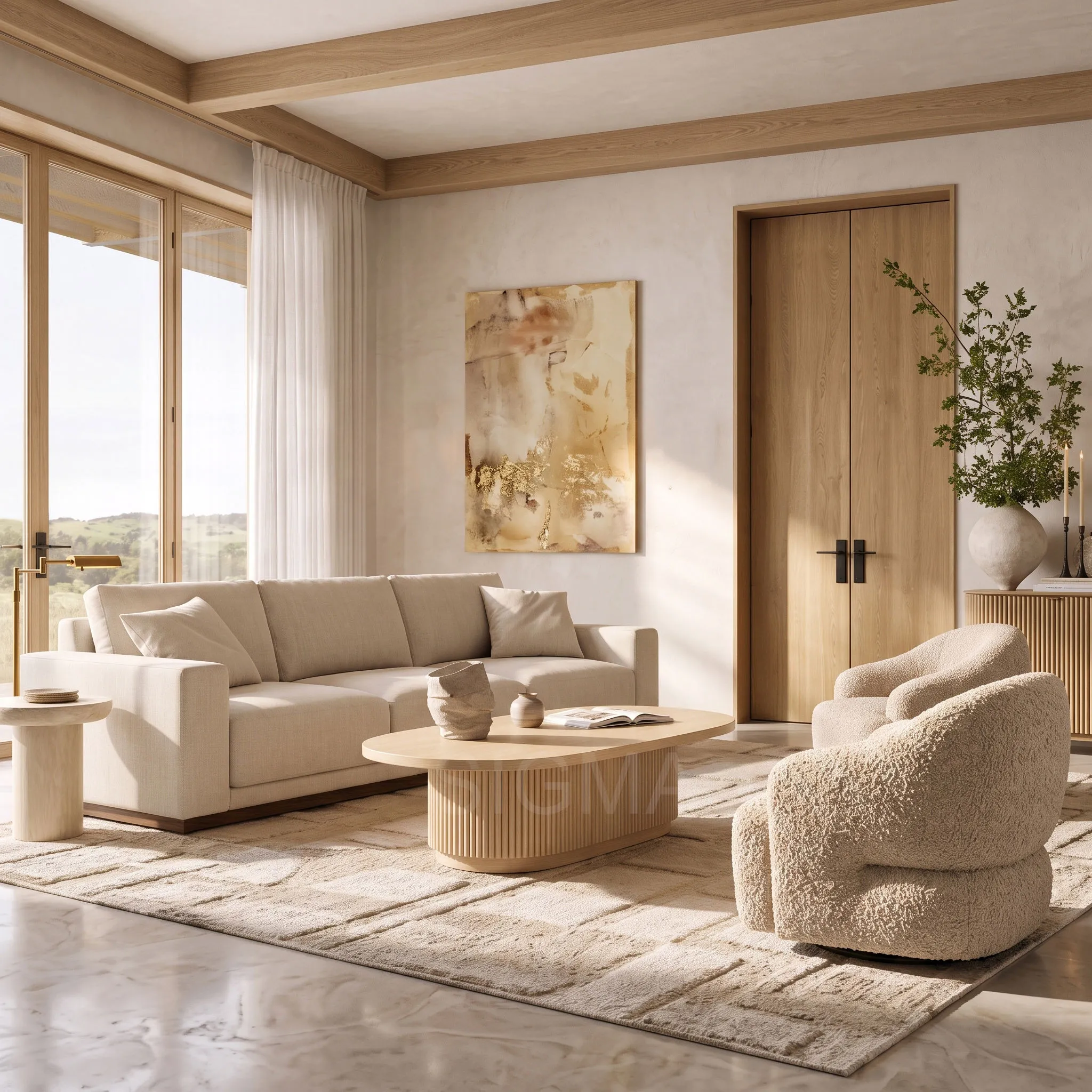Luxury Minimalist Fabric Modular Sofa, Custom Size L-Shaped Corner Sofa for Home and Hotel Living Room