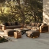 Outdoor Teak Sofa Set Hotel Furniture Solid Wood Garden Set Teak Outdoor Terrace Sofa