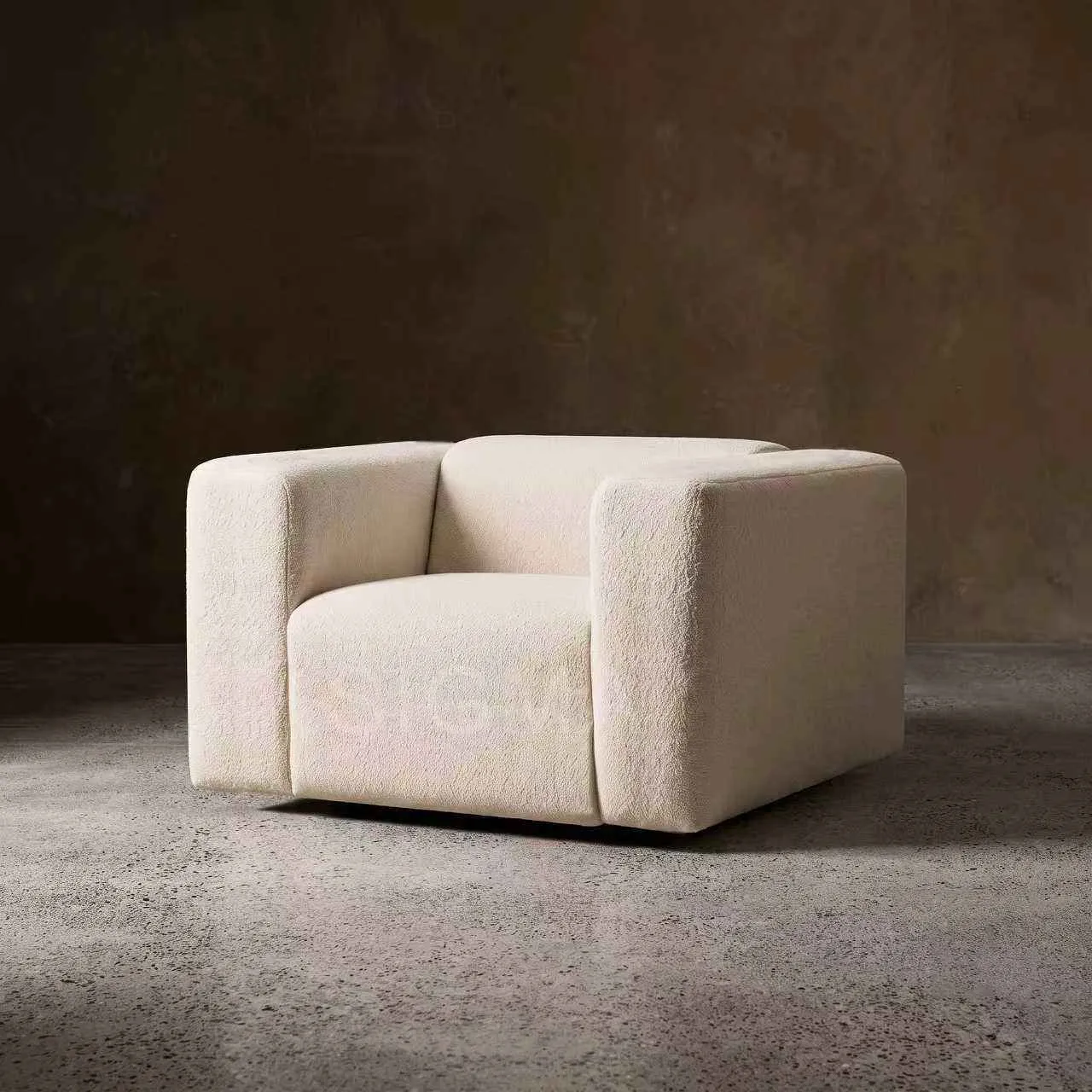 Luxury Modular Sectional Sofa, Deep Seat, Belgian Linen Feather-Blend Cushions, Modern Oversized Living Room Set for Villa and Hotel