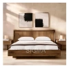 Sigma panel bed footboard, bedroom furniture set, indoor furniture set, living room sofa, bedside table, bedside table