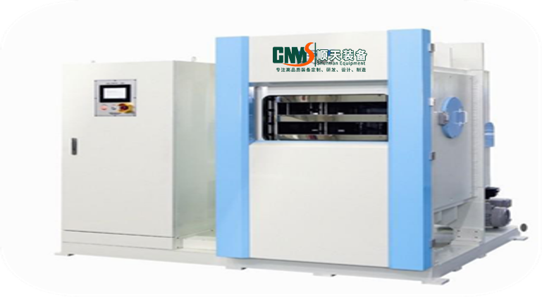 High-temperature vacuum hot press for laboratory