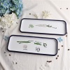 Vegetable series enamel sushi tray square tray enamel baking tray grilled fish tray