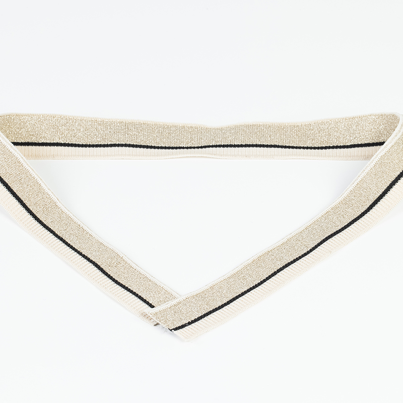 Round neck rib T-shirt neck