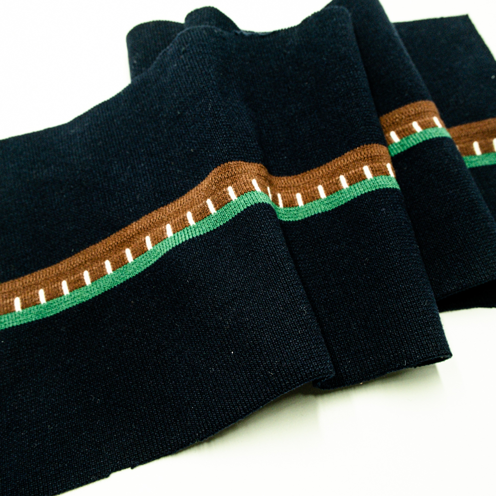 Polo shirt rib collar