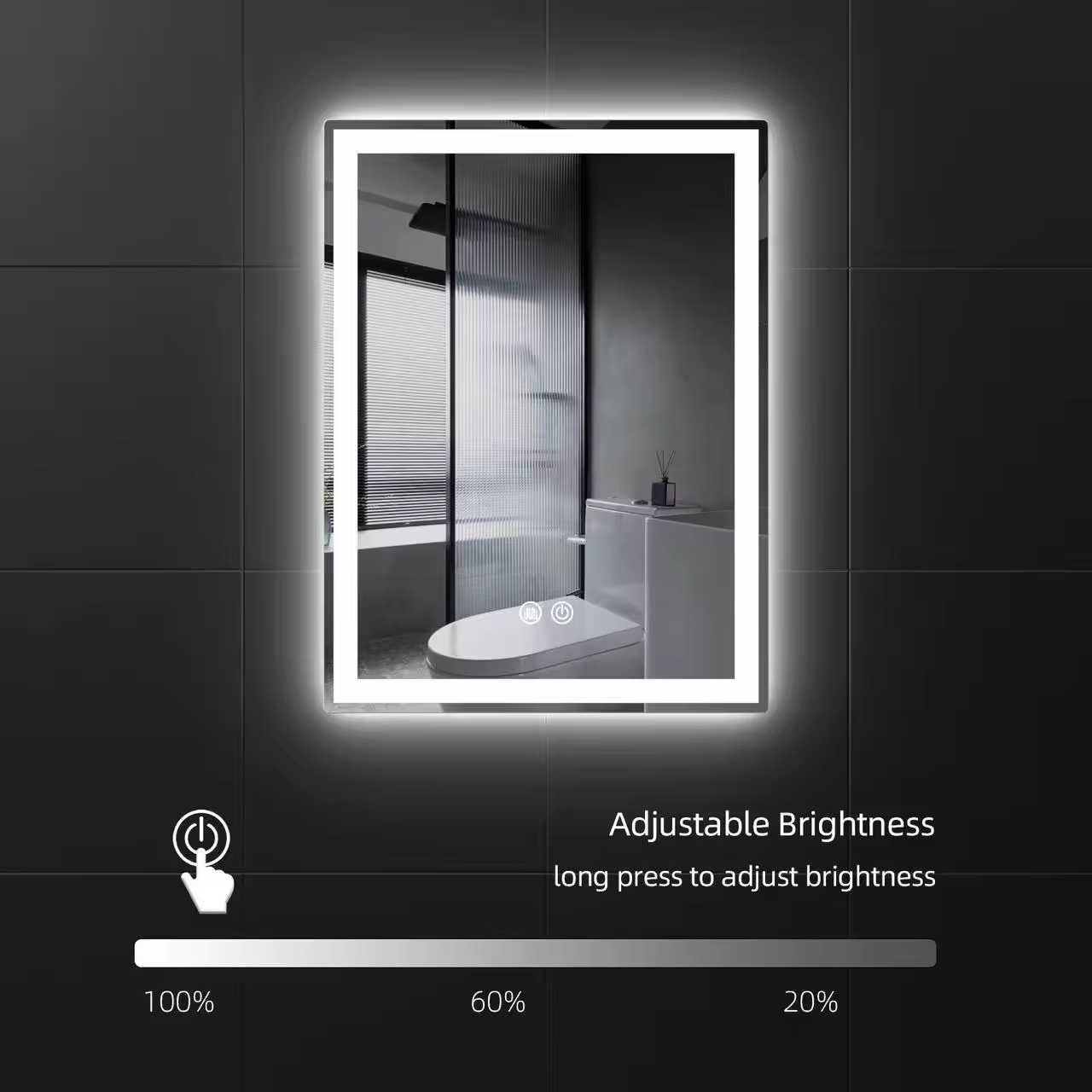 Square Bathroom Mirror Model:6Y09