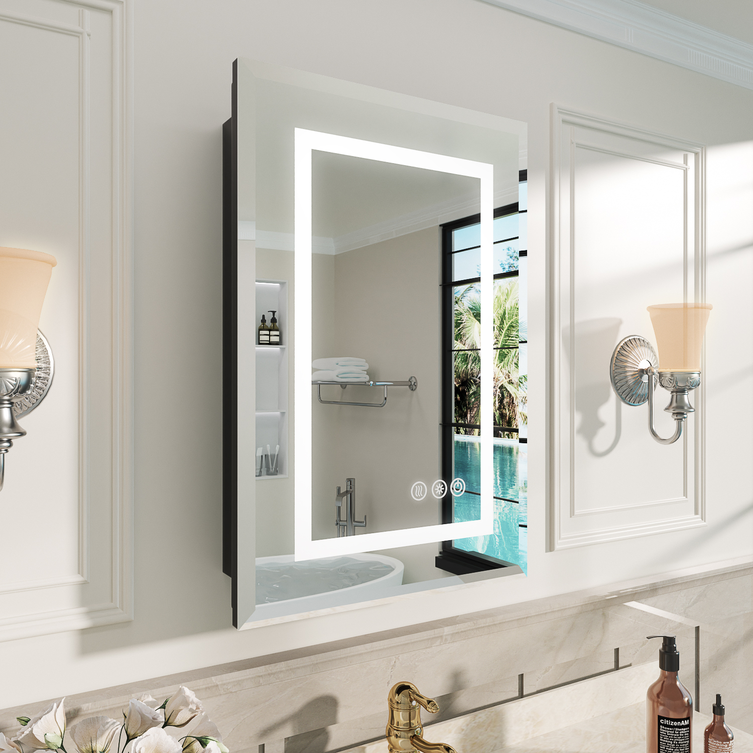 Mirror Cabinet JQ02A-1624BO