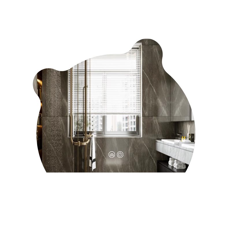 Bear smart special-shaped bathroom mirror led vanity mirror