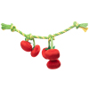 Farm Collection Plush Hemp Rope Tomato Dog Toys