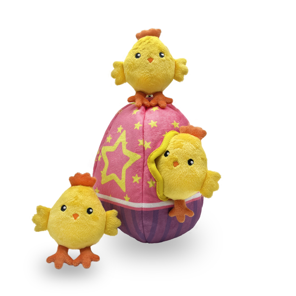 Ostern Sammlung Huhn und Hühnerstall Verstecken und Suchen Hundespielzeug