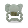 Morandi Collection Green Elephant Dog Toy