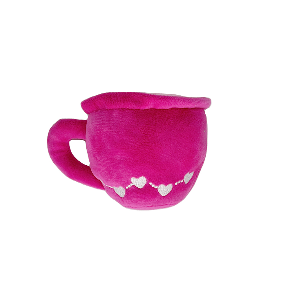 Valentinstag Kollektion Pink Teetasse Hundespielzeug
