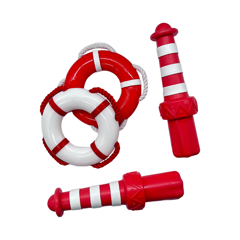 TPR Lifebuoy Leuchtturm Spielzeug Hundekauen