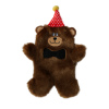 Circus Collection Brown stuffiness bear in the shape of a five-pointed star Dog Toy