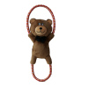 Circus Collection Bear with ropes above and below Dog Toy