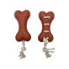 TPR Bite-Resistant Belt Cotton Hand Pull Toy Bone Dog Toy