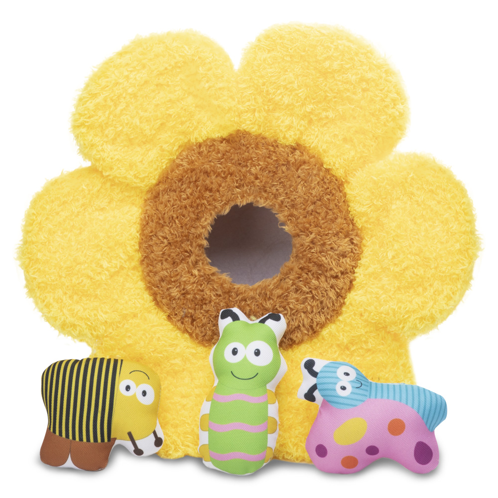Sonnenblumen-Versteckspiel-Hundespielzeug