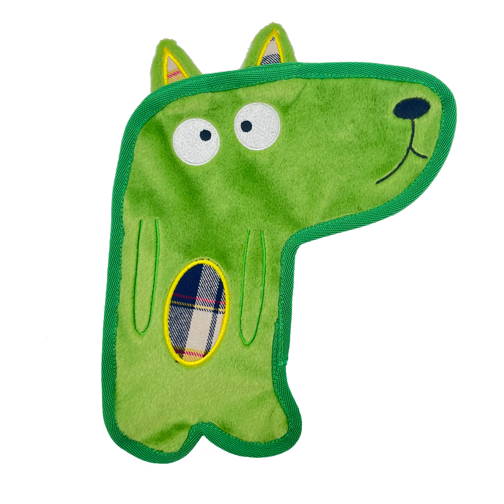 2D Flatty Tough Series Haustier Hundespielzeug