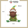Christmas Collections Green Santa Claus Plush Dog Toys