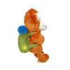 Backpack Monkey Plush Nibble Dog Toy