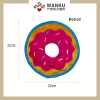 2D Flatty Tough Collection Doughnut Dog Toys