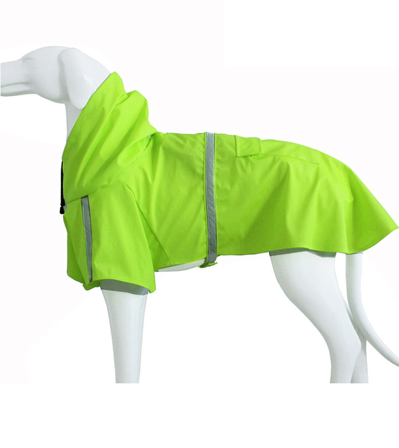 Hund Regentag wasserdichte Regenmäntel