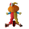 Circus Collection Cown with a hat on a unicycle Dog Toy