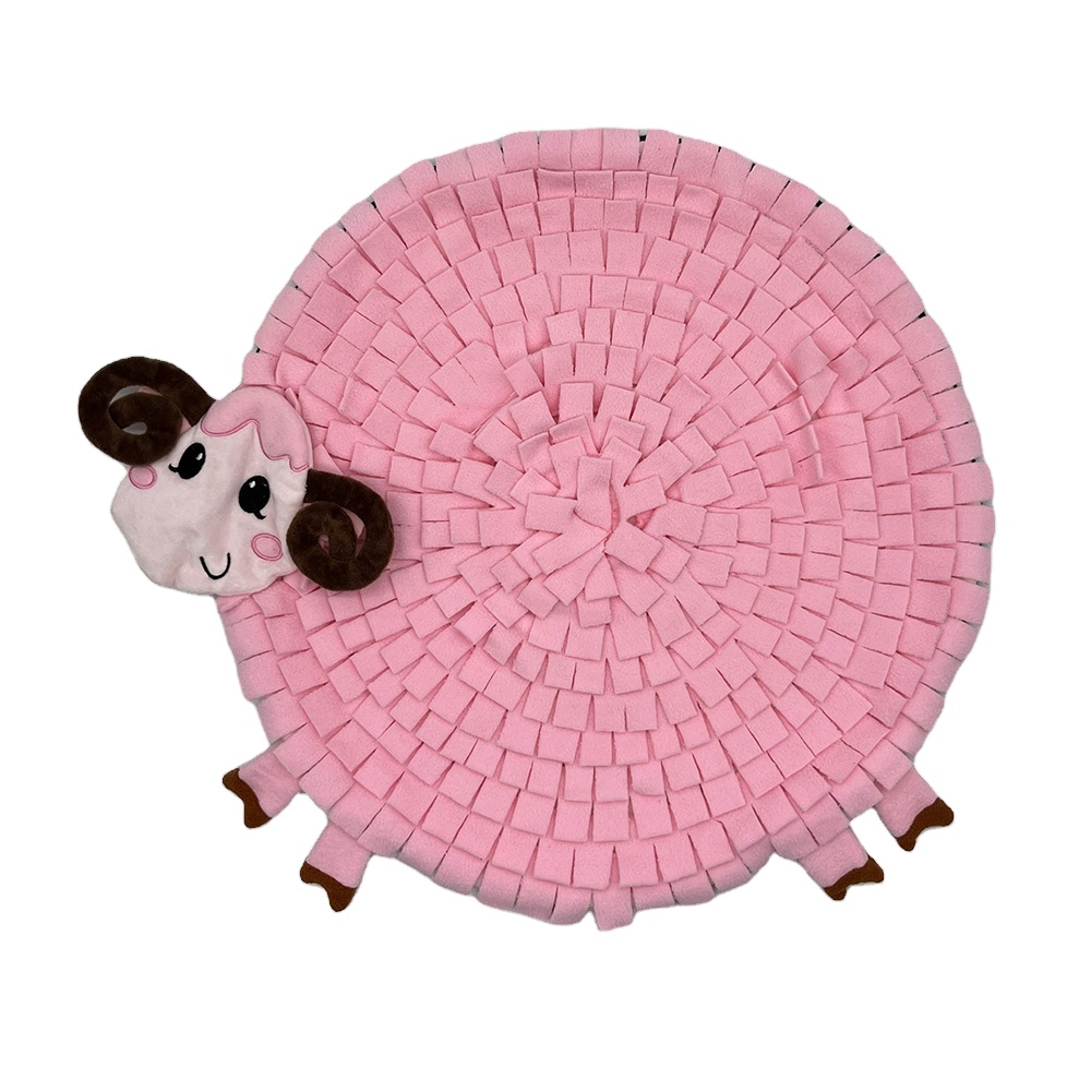 Snuffle Mat Pink Sheep Mat Hundespielzeug