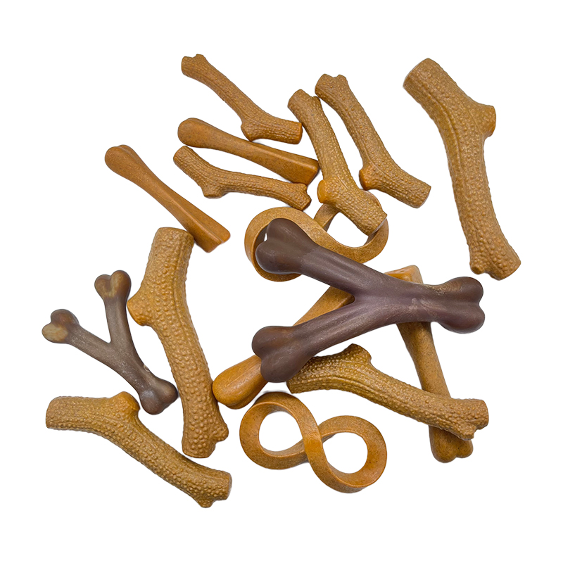 TPR Hundeknochen langlebiger Kauspielzeug-Stick