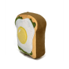 Food Collection Egg Sandwich Plush Dog Toy