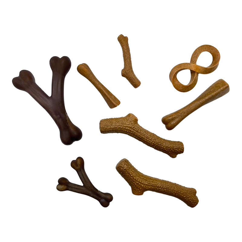 TPR Hundeknochen langlebiger Kauspielzeug-Stick