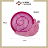 2D Flatty Tough Collection Snail Dog Toys