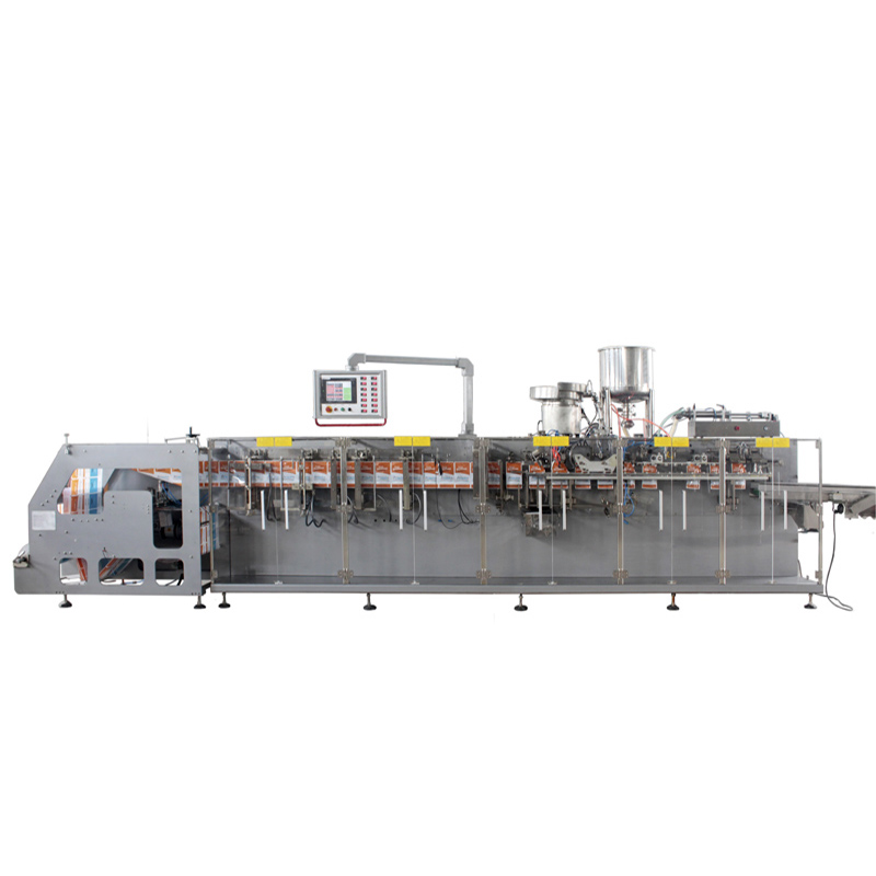 XT-DS-180SXC horizontal doypack packing machine with spout in the side