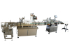 Automatic spray bottle filling line