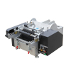 Semi automatic glue labeling machine