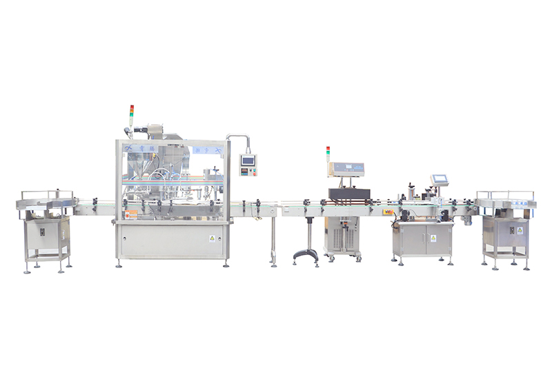 Automatic liquid filling line