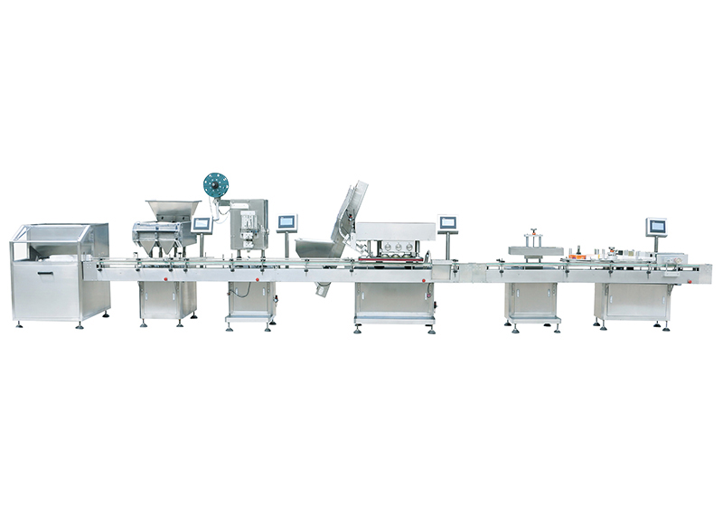 Automatic Counting bottle packing line