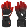 Touch Screen Waterproof Rechargeable Battery Heated Motorcycle Gloves Goat Skin Riding Racing Heated Gloves Winter SW28B
