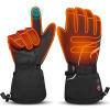 7.4V 2200Mah Lithium Battery Electric Winter Warm Waterproof Heated Cross Country Ski Gloves for Men And Women SD81B